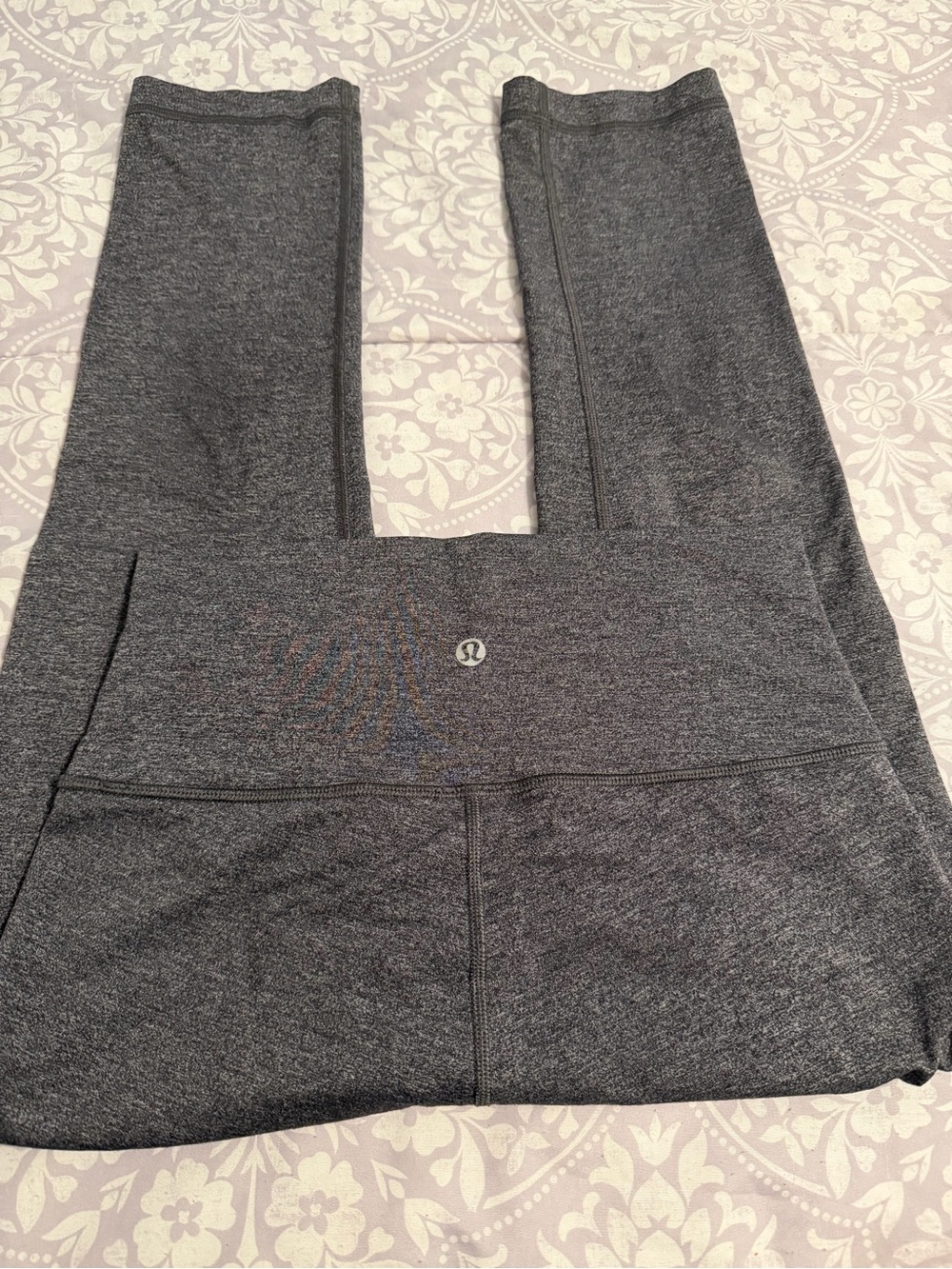 lululemon athletica Cropped Dark Gray High-Rise Leggings